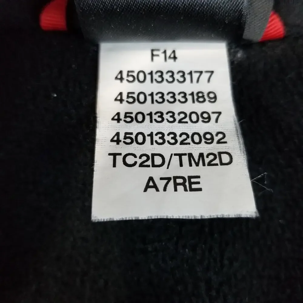 The North Face Apex Hybrid Fleece Mens Large Black Full Zip Jacket A7RE